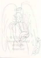 Angel with a Non Traditional Musical Instrument